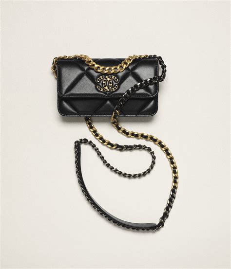 chanel extra small purse with chain inside|Chanel 19 clutch with chain.